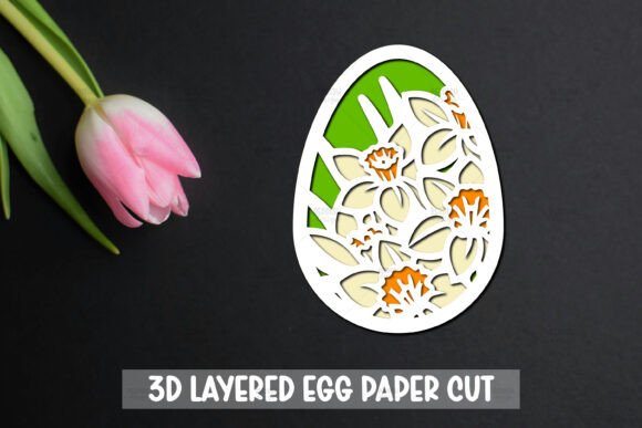 Download 3D Easter Egg SVG I Paper Cut SVG Design - Premium Bundle