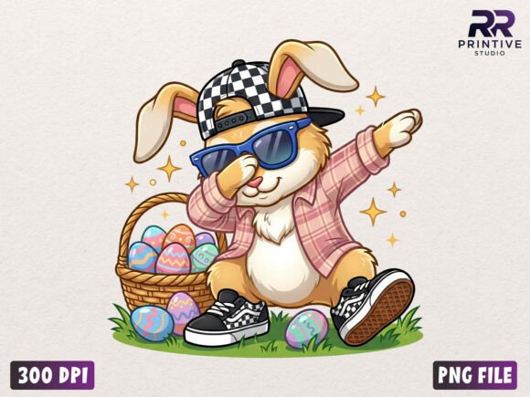 Download Dabbing Easter Bunny PNG - Premium Resources