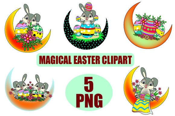 Download Magical Easter Clipart Bundle - Magical easter Collection