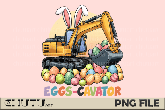Download Eggs-Cavator - Easter Excavator PNG - Egg Collection