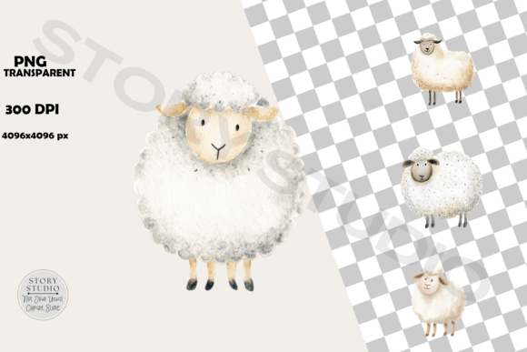 Download Sweet Baby Sheep Digital Craft Assets - Sheep digital Collection
