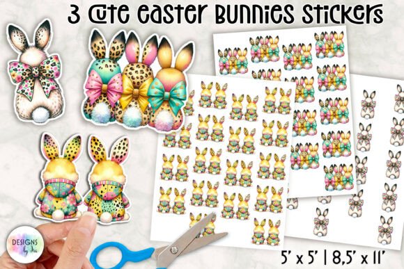 Download Cute Easter Bunny Stickers - Easter bunny stickers Collection