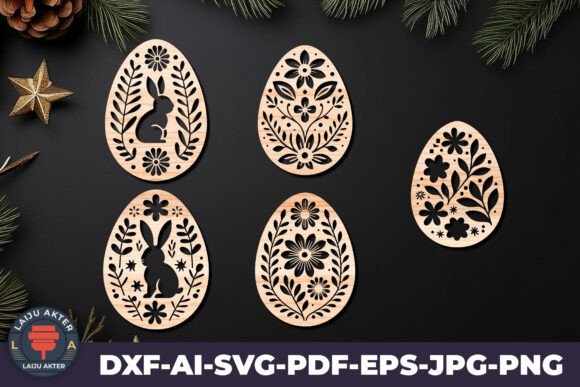 Download Decorative Easter Egg LaserCut SVG File - Egg Collection
