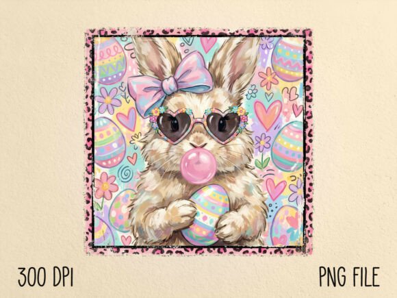 Download Cute Easter Bunny Sunglasses Eggs PNG - Egg Collection