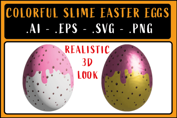 Download Easter Egg Colorful Slime Bunny Svg Png - Egg Collection