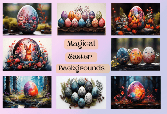 Download Magical Easter Backgrounds - Magical easter Collection