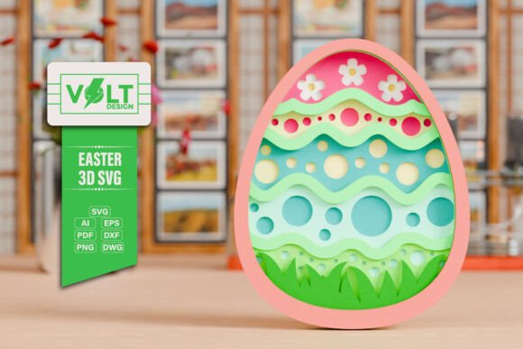 Download Easter Egg 3D SVG Multilayered Craft - Premium Resources