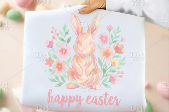 Download Boho Pastel Easter Bunny PNG - Premium Resources
