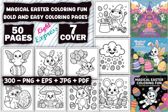 Download Magical Easter Coloring Coloring Book - Magical easter Collection
