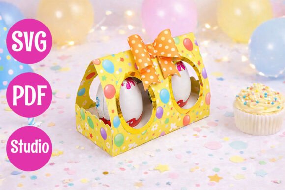 Download Double Chocolate Egg Box Template - Premium Bundle