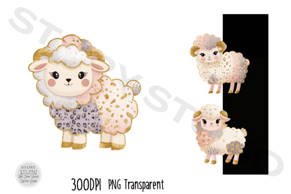 Download Adorable Baby Sheep Digital Clipart Set - Sheep digital Collection