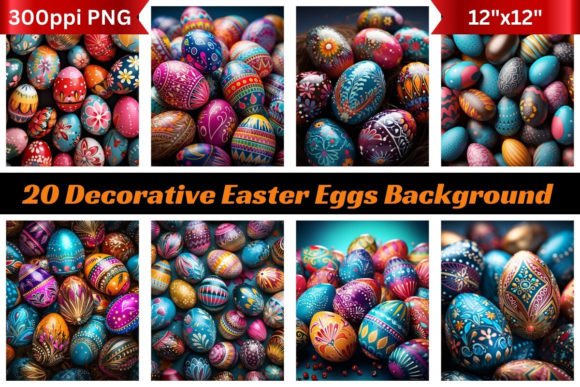 Download Decorative Easter Eggs Backgrounds - Egg Collection